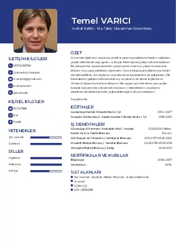 Hukuk Sekreteri Cv Örnekleri cv indir